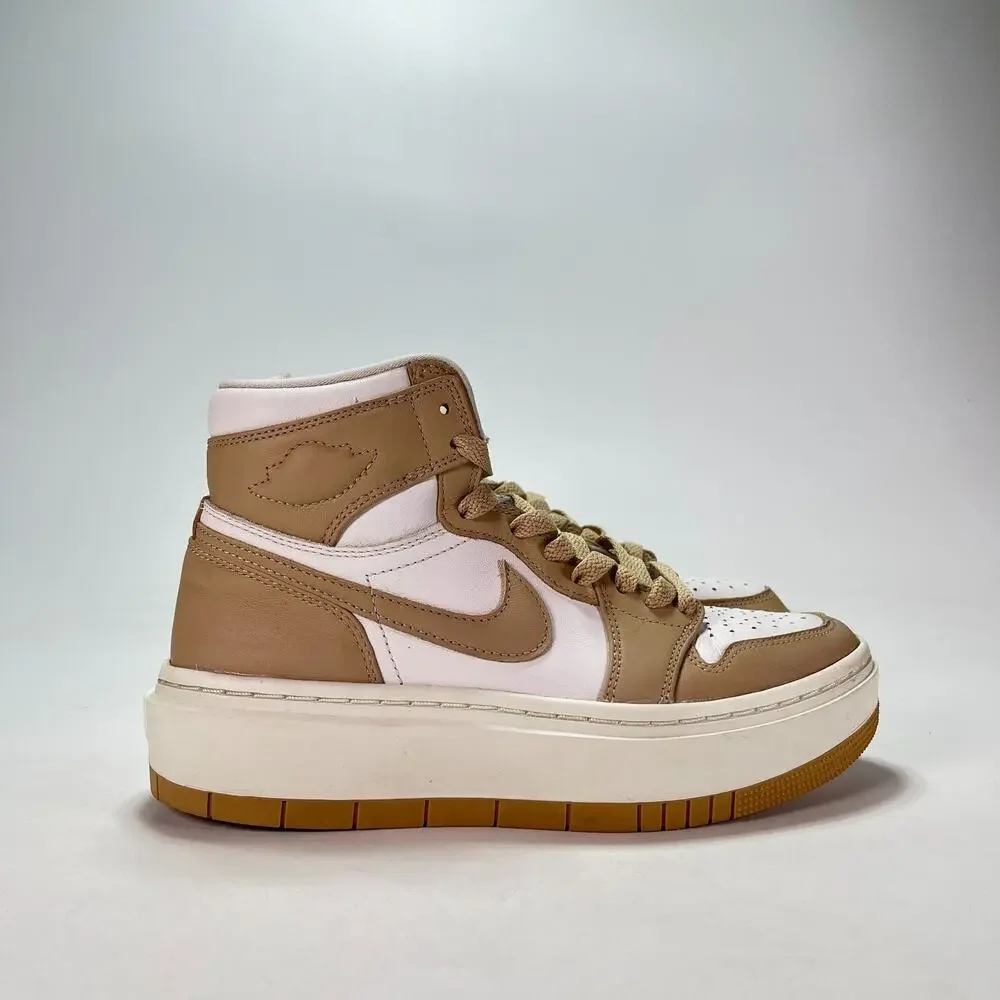 Air Jordan 1 Elevate High White Desert Sail Sneakers DN3253-121 Women's Size 7.5